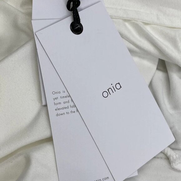 Onia Sun Stretch Jersey Polo Men’s S White - Picture 2 of 12